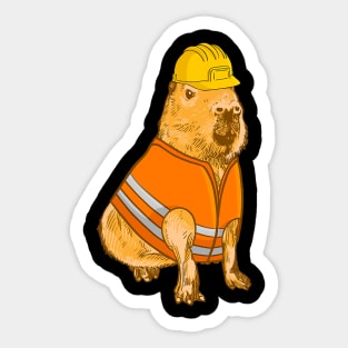 construction worker Sticker